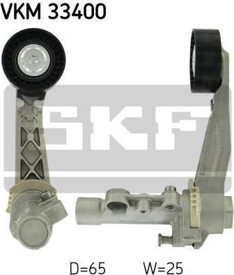 SKF VKM33400 Ролик натяжной CITROEN Berlingo 09->/C2,C3,C4,DS3