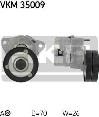 SKF VKM35009 Натяжитель ремня приводного OPEL/GM (1340542)