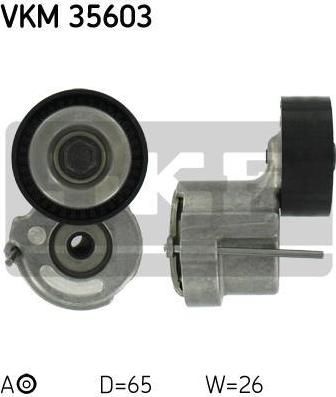 SKF VKM35603 Ролик-натяжитель OPEL, VAUXHALL ASTRA, ASTRA H, SIGNUM, VECTRA C, ASTRA Mk V, SIGNUM, VECTRA Mk II (13 40 258)