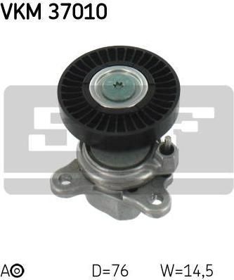 SKF VKM37010 VKM37010_=534 0168 10=15-3274 [PQG100180A] !ролик нат. с мех. Rover 25/45/75/200/400 1.4-1.8i 95>