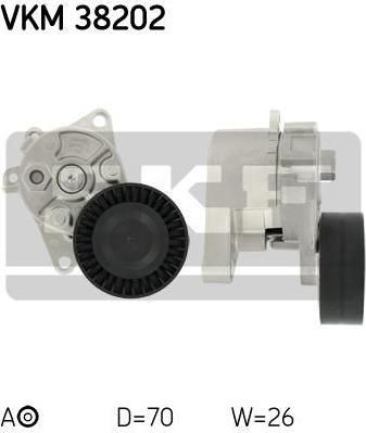 SKF VKM38202 Ролик натяжителя E34/36/E46/E60/E39/X5