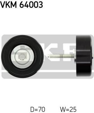 SKF VKM64003 Ролик обводной ремня приводного MAZDA 6 I (GG), 6 I (GY), 6 II (GH), MX-5 III (NC) (LFH115940A)