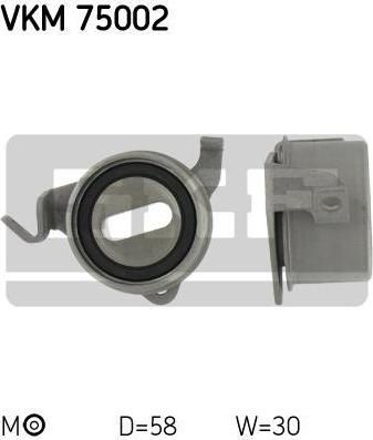 SKF VKM75002 Ролик натяжителя ремня ГРМ