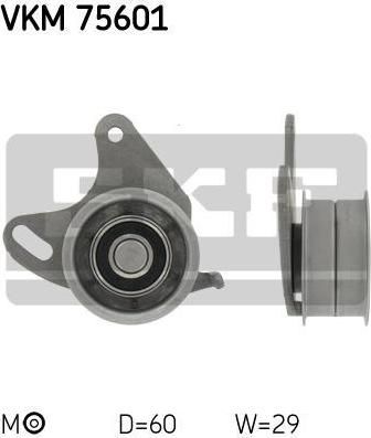 SKF VKM75601 Ролик ремня ГРМ натяжной MITSUBISHI O60 Pajero/L200/L300 2.5D/TD 90-00/00-06 (MD 050135)