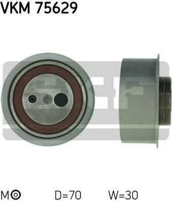 SKF VKM75629 Ролик ГРМ натяжной HYUNDAI 1.6-2.0L 16V Elantra 00-/Lantra 95-00/KIA 2.0L Cerato 04- (24410-23500)