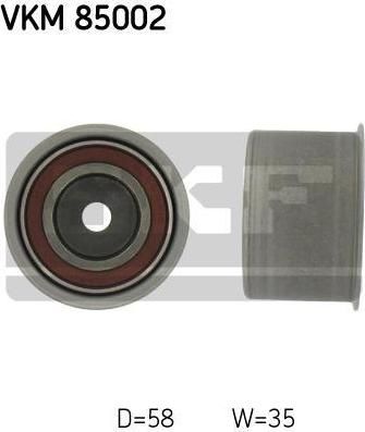 SKF VKM85002 Ролик паразитный ГРМ Mitsubishi Pajero II/III 3.5/Terracan 01- 3.5, GALANT 2.5 V6 24V 92-95 (MD319022)