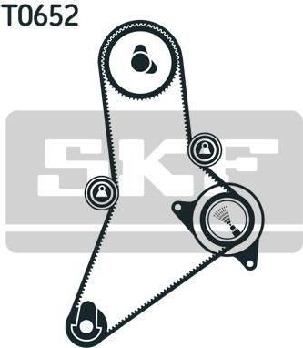 SKF VKMA 02384 комплект ремня грм на FIAT DUCATO c бортовой платформой/ходовая часть (290)