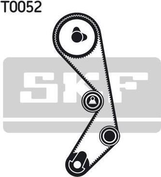 SKF VKMA 02410 комплект ремня грм на FIAT UNO (146A/E)