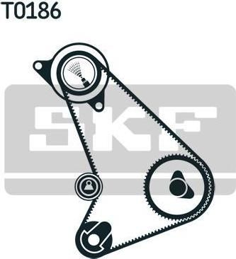 SKF VKMA 04305 комплект ремня грм на FORD TRANSIT c бортовой платформой/ходовая часть (E_ _)