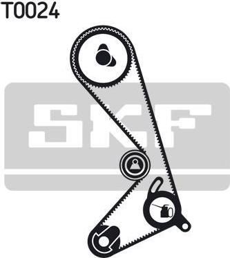 SKF VKMA 06203 комплект ремня грм на RENAULT 25 (B29_)