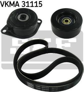 SKF VKMA 31115 поликлиновой ременный комплект на VW CADDY II пикап (9U7)