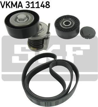 SKF VKMA 31148 поликлиновой ременный комплект на VW MULTIVAN V (7HM, 7HN, 7HF, 7EF, 7EM, 7EN)