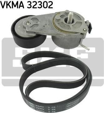 SKF VKMA 32302 поликлиновой ременный комплект на OPEL COMBO Tour (X12)