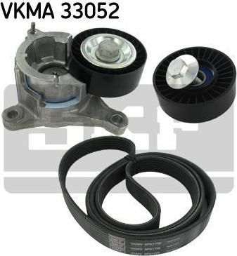 SKF VKMA 33052 поликлиновой ременный комплект на FIAT ULYSSE (220)