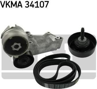 SKF VKMA 34107 поликлиновой ременный комплект на FORD FOCUS (DAW, DBW)