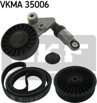 SKF VKMA 35006 поликлиновой ременный комплект на OPEL ASTRA G универсал (F35_)