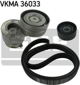 SKF VKMA 36033 поликлиновой ременный комплект на OPEL VIVARO фургон (F7)