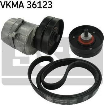 SKF VKMA 36123 поликлиновой ременный комплект на VOLVO V40 универсал (VW)