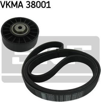 SKF VKMA 38001 поликлиновой ременный комплект на MERCEDES-BENZ 190 (W201)