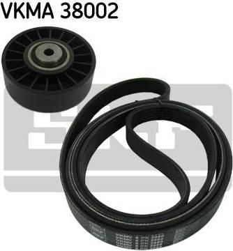 SKF VKMA 38002 поликлиновой ременный комплект на MERCEDES-BENZ C-CLASS универсал (S202)