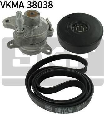 SKF VKMA 38038 поликлиновой ременный комплект на MERCEDES-BENZ C-CLASS универсал (S202)