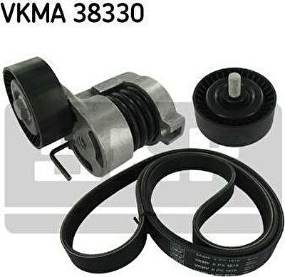 SKF VKMA 38330 поликлиновой ременный комплект на 3 (E90)