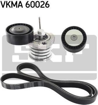 SKF VKMA 60026 поликлиновой ременный комплект на CHEVROLET NUBIRA седан