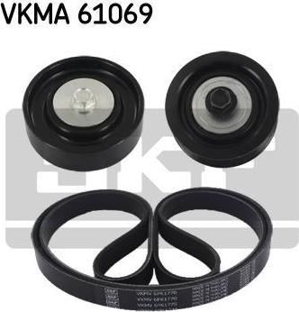 SKF VKMA 61069 поликлиновой ременный комплект на TOYOTA YARIS (SCP1_, NLP1_, NCP1_)