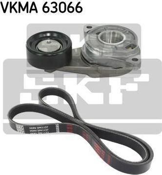 SKF VKMA 63066 поликлиновой ременный комплект на HONDA CIVIC IX (FK)