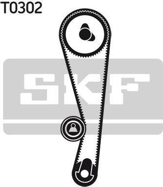 SKF VKMA 91006 комплект ремня грм на TOYOTA AVENSIS (_T22_)