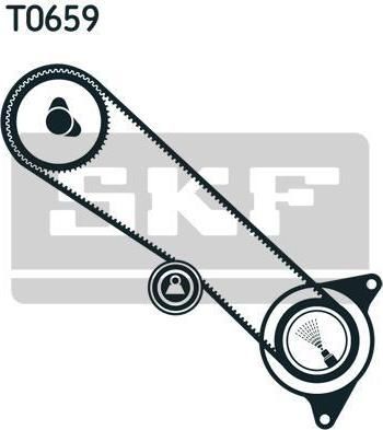 SKF VKMA 91920 комплект ремня грм на TOYOTA LAND CRUISER (LJ12_, KZJ12_, TRJ12_, KDJ12_, GRJ12_)