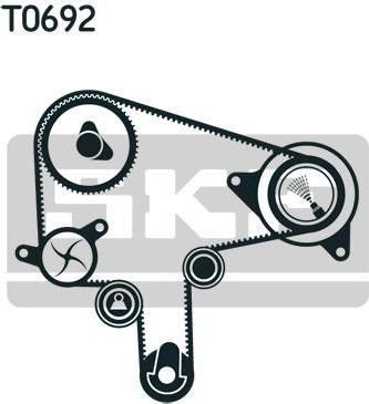 SKF VKMA 94920 комплект ремня грм на MAZDA 5 (CR19)
