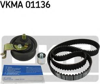 SKF VKMA01136 Комплект ремня ГРМ VAG A6 97-05 (06B198119)