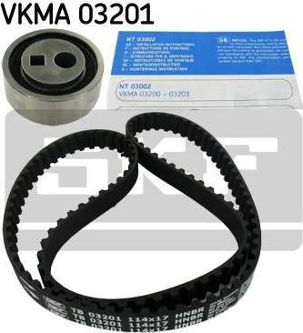 SKF VKMA03201 Ремень ГРМ +ролик