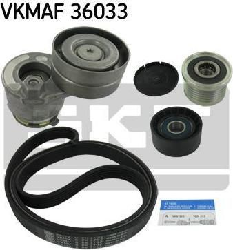 SKF VKMAF 36033 поликлиновой ременный комплект на OPEL VIVARO фургон (F7)