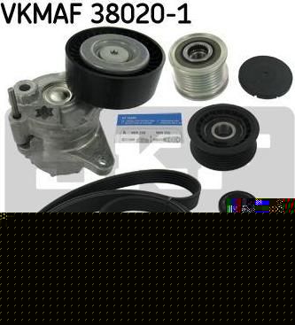 SKF VKMAF 38020-1 поликлиновой ременный комплект на MERCEDES-BENZ C-CLASS универсал (S202)
