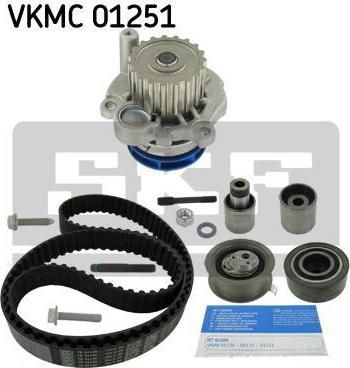 SKF VKMC 01251 Насос водяной с комплектом ремня ГРМ