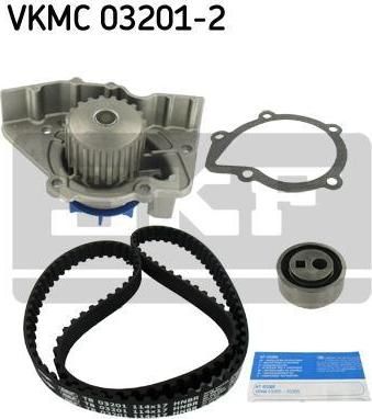 SKF VKMC 03201-2 водяной насос + комплект зубчатого ремня на PEUGEOT 306 Наклонная задняя часть (7A, 7C, N3, N5)