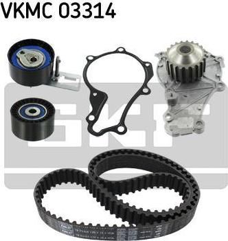 SKF VKMC 03314 водяной насос + комплект зубчатого ремня на PEUGEOT 208