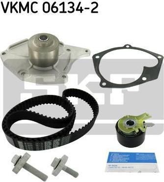 SKF VKMC 06134-2 Насос водяной с комплектом ремня ГРМ