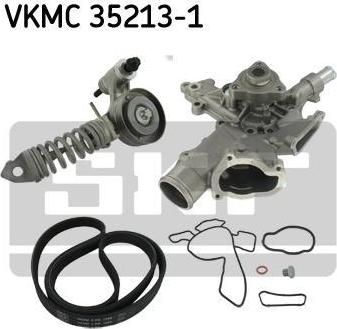 SKF VKMC 35213-1 водяной насос + комплект ручейковых ремней на OPEL CORSA C фургон (F08, W5L)