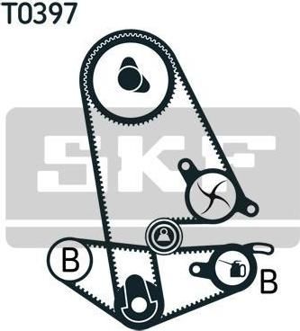 SKF VKMC 93011 водяной насос + комплект зубчатого ремня на HONDA ACCORD VI (CG, CK)