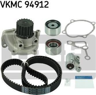 SKF VKMC 94912 водяной насос + комплект зубчатого ремня на MAZDA 626 V Hatchback (GF)