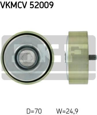 SKF VKMCV 52009 паразитный / ведущий ролик, поликлиновой ремень на FIAT DUCATO c бортовой платформой/ходовая часть (244)