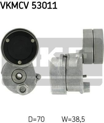 SKF VKMCV 53011 Ролик натяжной, поликлиновой ремень