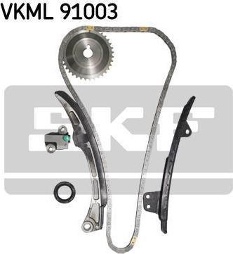 SKF VKML 91003 комплект цели привода распредвала на TOYOTA YARIS VERSO (_NLP2_, _NCP2_)
