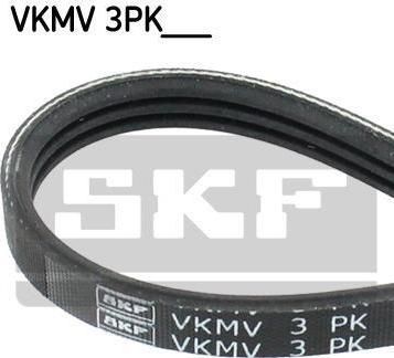 SKF VKMV 3PK630 поликлиновой ремень на TOYOTA COROLLA Liftback (_E8_)