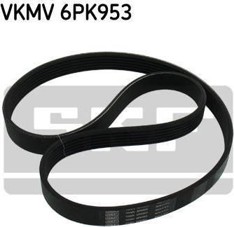 SKF VKMV 6PK953 поликлиновой ремень на KIA VENGA (YN)