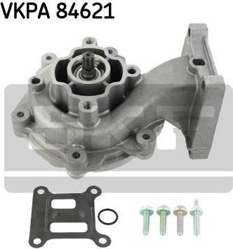 SKF VKPA84621 Насос водяной FORD MONDEO/TRANSIT 2.0/2.2 TDCI 00> (c крышкой) (1477444)