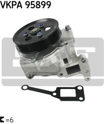 SKF VKPA95899 Насос водяной HYUNDAI. KIA 2.0CRDi - 2.2CRDi 16V 06>